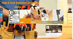 Desktop Screenshot of oddsandendshandyman.com